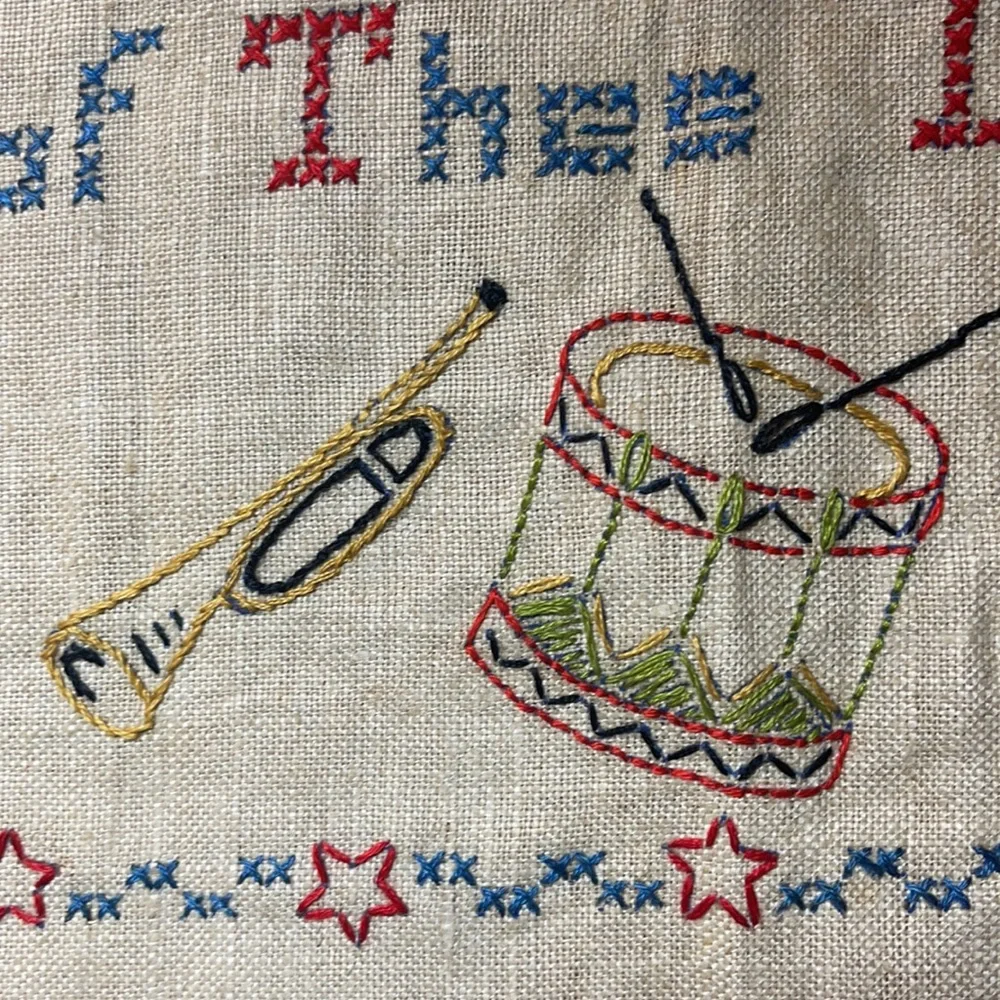 Homemade cross stitch tapestry needs frame